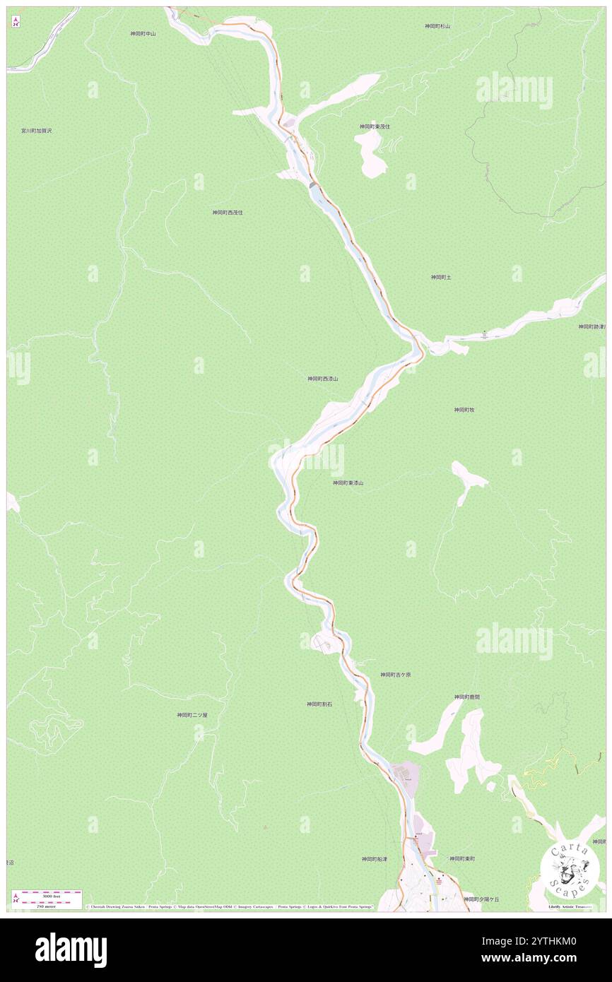 Kamiokacho-higashiurushiyama, Hida Shi, JP, Japan, Gifu, n 36 23' 29''', N 137 16' 41'', Karte, Cartascapes Map, veröffentlicht 2024. Erkunden Sie Cartascapes, eine Karte, die die vielfältigen Landschaften, Kulturen und Ökosysteme der Erde enthüllt. Reisen Sie durch Zeit und Raum und entdecken Sie die Verflechtungen der Vergangenheit, Gegenwart und Zukunft unseres Planeten. Stockfoto