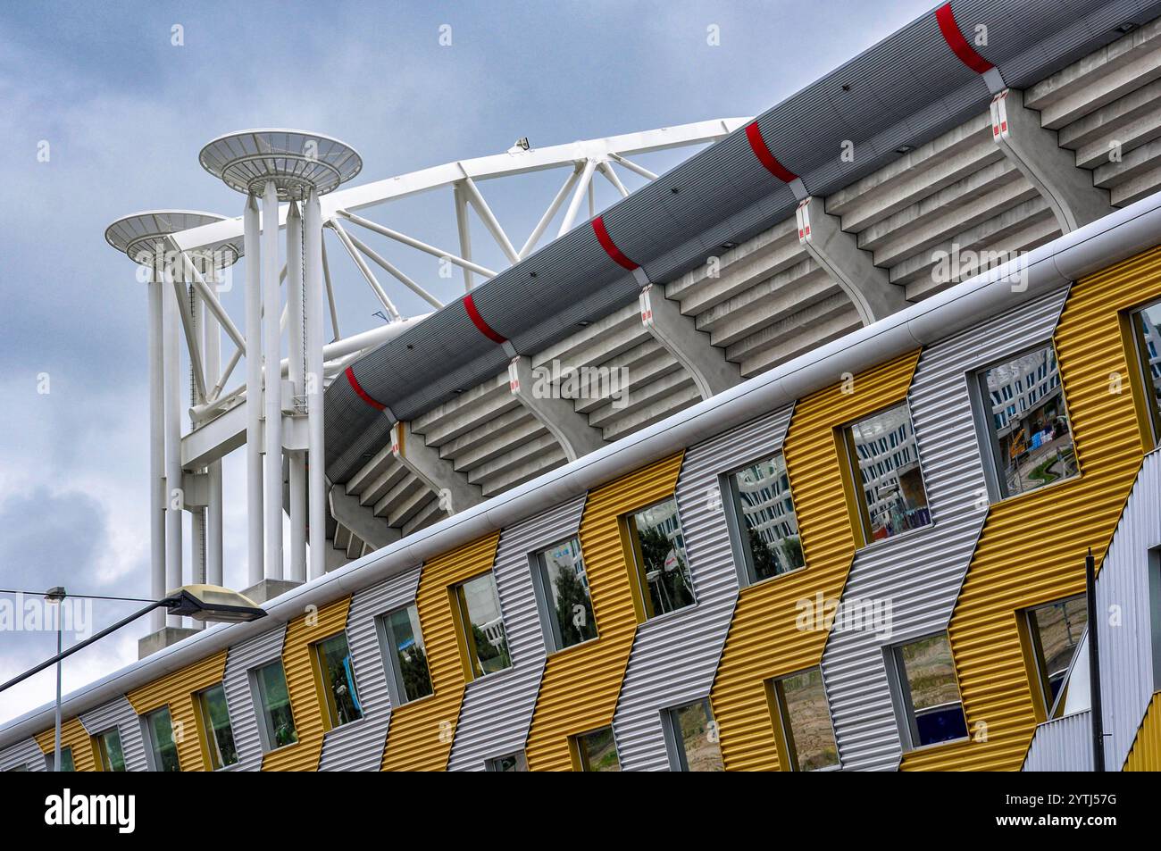 Amsterdams Stolz: Das ikonische Ajax-Stadion Stockfoto