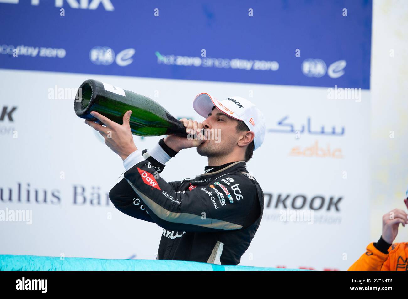 São PAULO, SP - 07.12.2024: ABB FIA FORMEL E WELTMEISTERSCHAFT SP - Mitch Evans von Jaguar TCS Racing während des São Paulo E-Prix 2024 in Anhembi-Sp. Dezember 2024. (Foto: Renato Assis/Fotoarena) Stockfoto