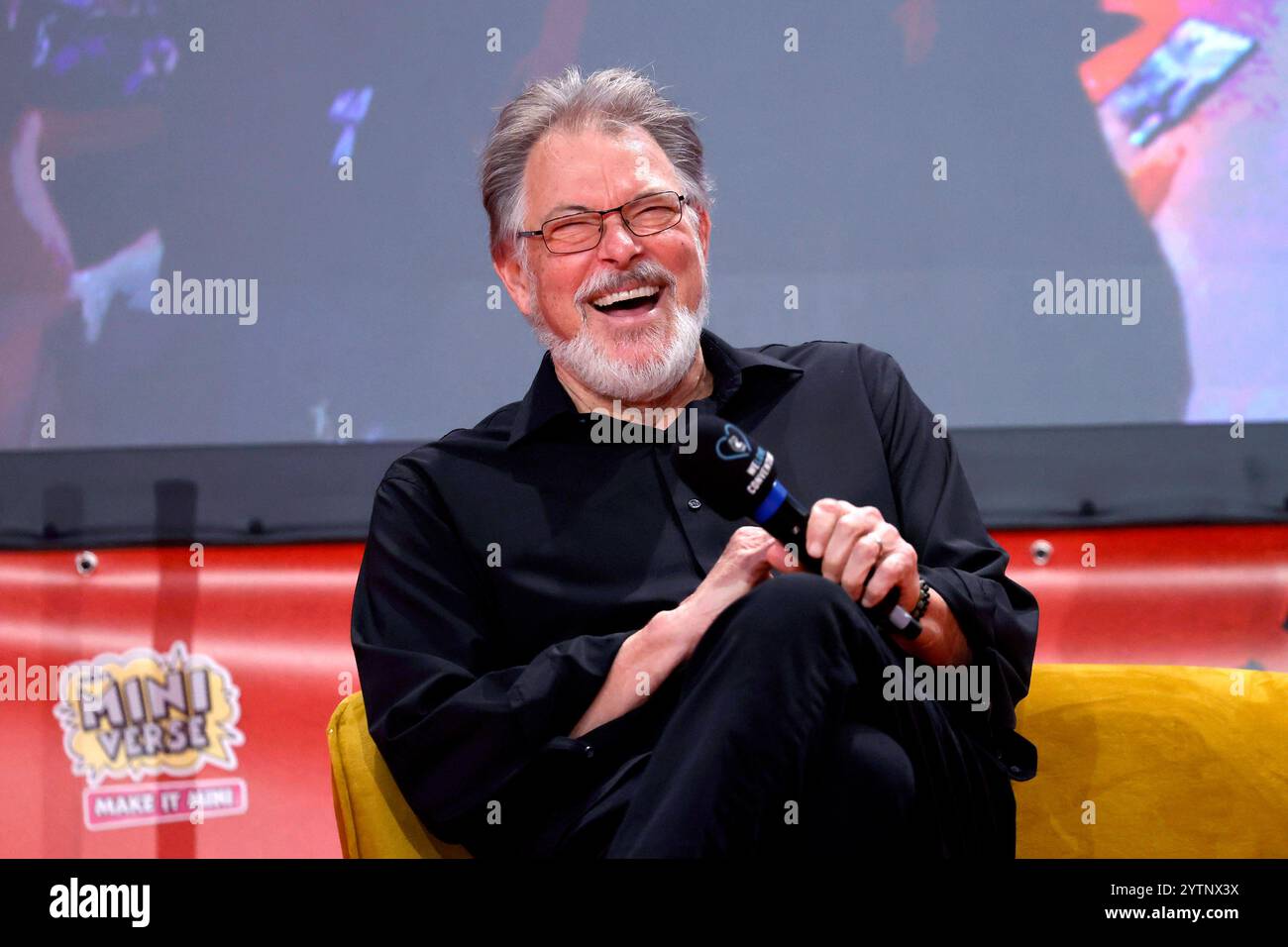 Schauspieler Jonathan Frakes auf der German Film & Comic Con in der Messe Dortmund. Dortmund, 07.12.2024 NRW Deutschland *** Schauspieler Jonathan Frakes auf der Deutschen Film Comic Con auf der Messe Dortmund Dortmund, 07 12 2024 NRW Deutschland Copyright: XChristophxHardtx Stockfoto