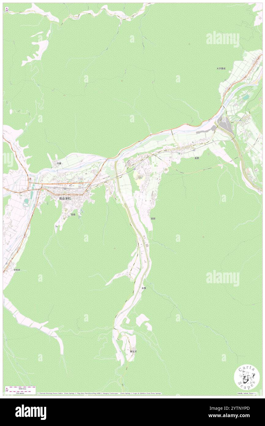 Tajima-machi, JP, Japan, n 37 12' 0''', N 139 48' 0'', Karte, Cartascapes Map, veröffentlicht 2024. Erkunden Sie Cartascapes, eine Karte, die die vielfältigen Landschaften, Kulturen und Ökosysteme der Erde enthüllt. Reisen Sie durch Zeit und Raum und entdecken Sie die Verflechtungen der Vergangenheit, Gegenwart und Zukunft unseres Planeten. Stockfoto