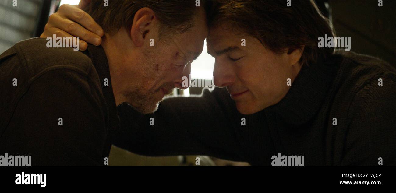 Mission Impossible - Die Letzte Rechnung Simon Pegg & Tom Cruise Stockfoto