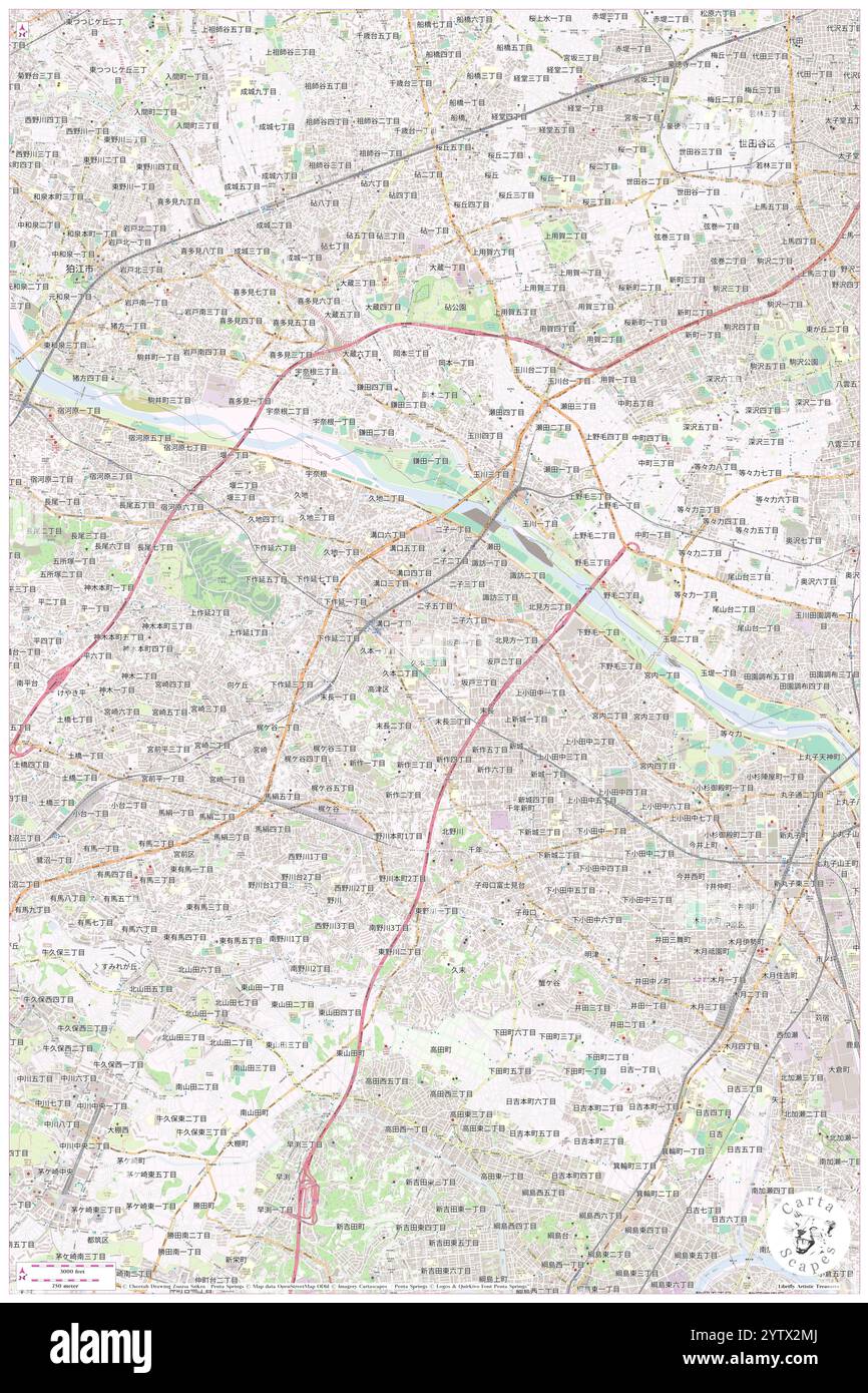 Hisamoto, Kawasaki-shi, JP, Japan, Kanagawa, n 35 35' 49''', N 139 37' 4'', Karte, Cartascapes Map, veröffentlicht 2024. Erkunden Sie Cartascapes, eine Karte, die die vielfältigen Landschaften, Kulturen und Ökosysteme der Erde enthüllt. Reisen Sie durch Zeit und Raum und entdecken Sie die Verflechtungen der Vergangenheit, Gegenwart und Zukunft unseres Planeten. Stockfoto