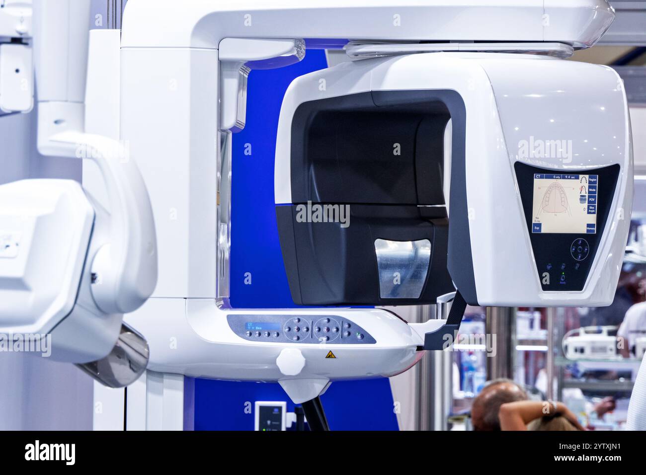 Computertomographie. 3D-Scanner des Kieferknochens Stockfoto