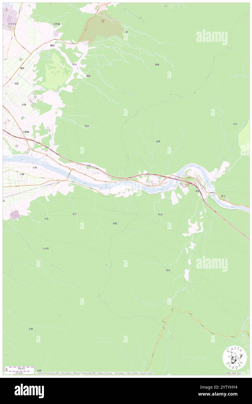 AGA No Megumi Bousenkaku, Gosen Shi, JP, Japan, Niigata, n 37 44' 10'', N 139 17' 28'', Karte, Cartascapes Map, veröffentlicht 2024. Erkunden Sie Cartascapes, eine Karte, die die vielfältigen Landschaften, Kulturen und Ökosysteme der Erde enthüllt. Reisen Sie durch Zeit und Raum und entdecken Sie die Verflechtungen der Vergangenheit, Gegenwart und Zukunft unseres Planeten. Stockfoto