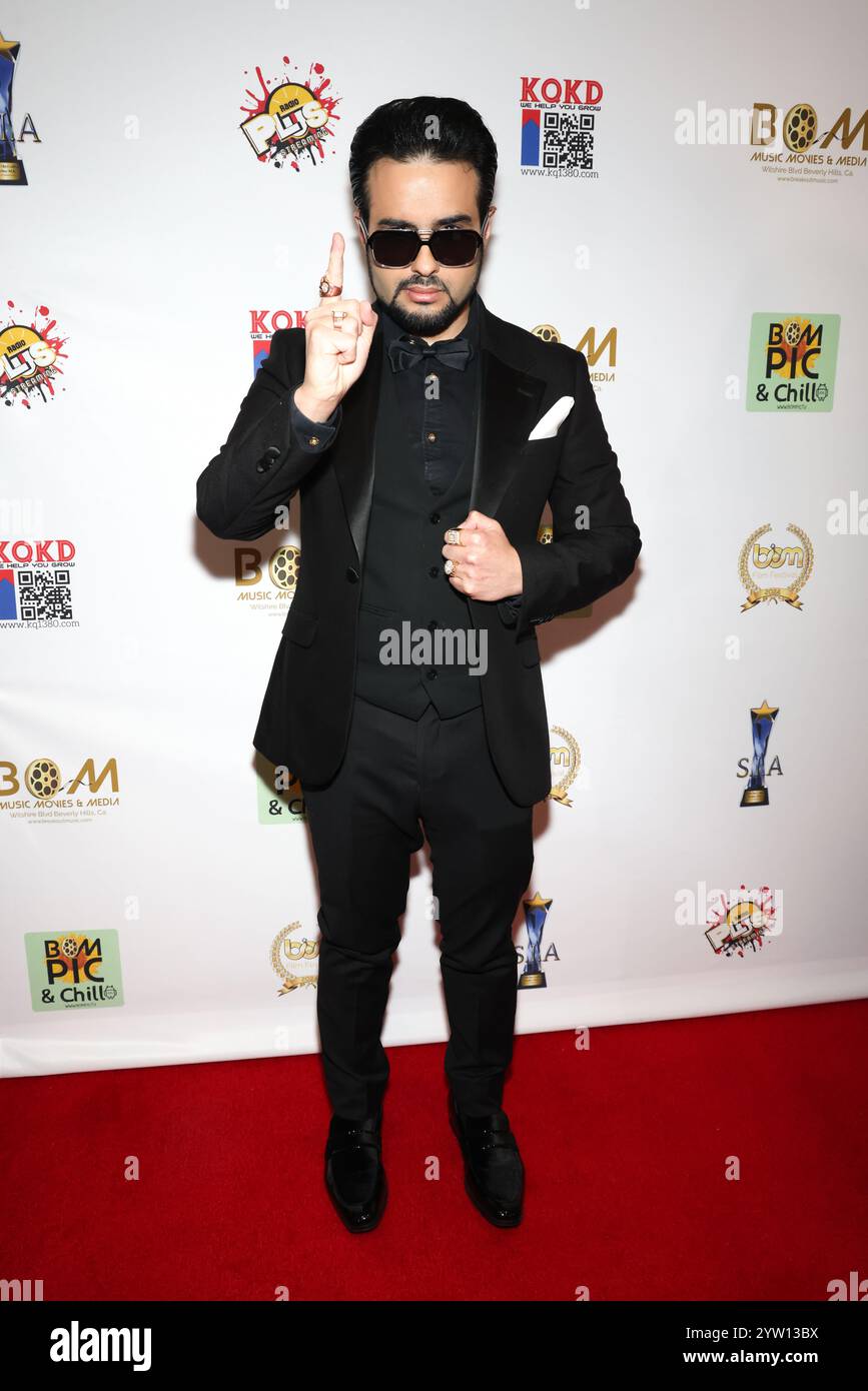 West Hollywood, Kalifornien, USA. Dezember 2024. James Darius nimmt an den Breakout Music - Spirit of Independence Awards im London Hotel in West Hollywood, Kalifornien Teil. Quelle: Sheri Determan Stockfoto