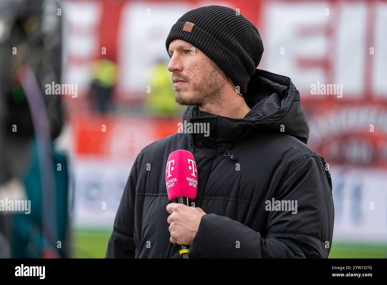 Fabian Klos Ex-Profi Fabian Klos im TV Interview, GER Rot-Weiss Essen vs. TSV 1860 München, Fussball, 3. Liga, Spieltag 17, Saison 2024/2025, 08.12.2024 DFB/DFL-VORSCHRIFTEN VERBIETEN JEDE VERWENDUNG VON FOTOGRAFIEN ALS BILDSEQUENZEN UND/ODER QUASI-VIDEO, Foto: Eibner-Pressefoto/Fabian Friese Stockfoto