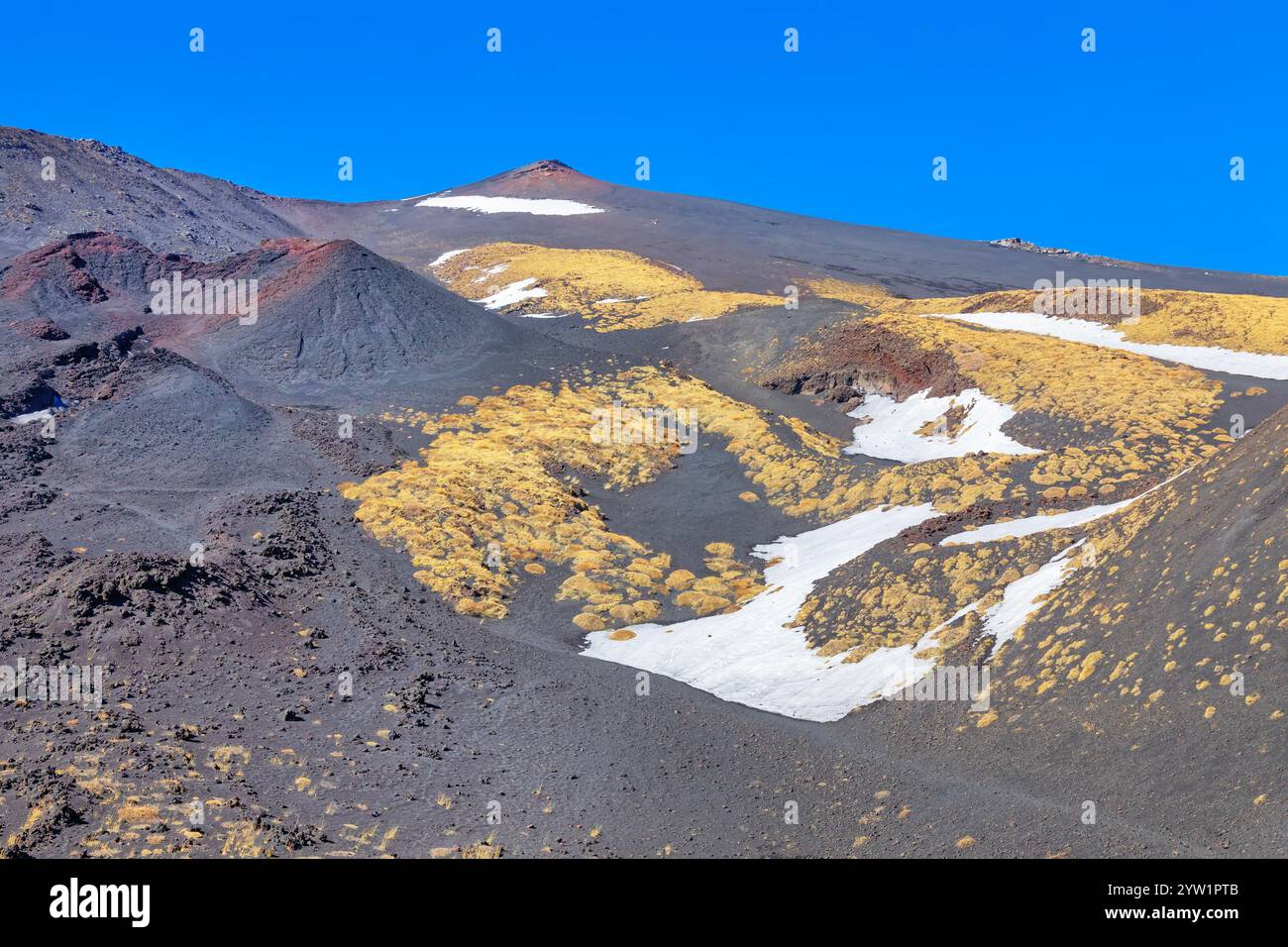 Nationalpark Ätna, Ätna, Sizilien, Italien Stockfoto