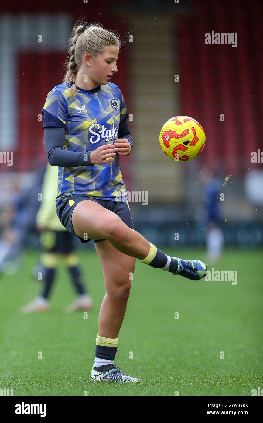 London, Großbritannien. 8. Dezember 2024. Issy Hobson während Tottenham Hotspur vs Everton in der WSL. Stockfoto