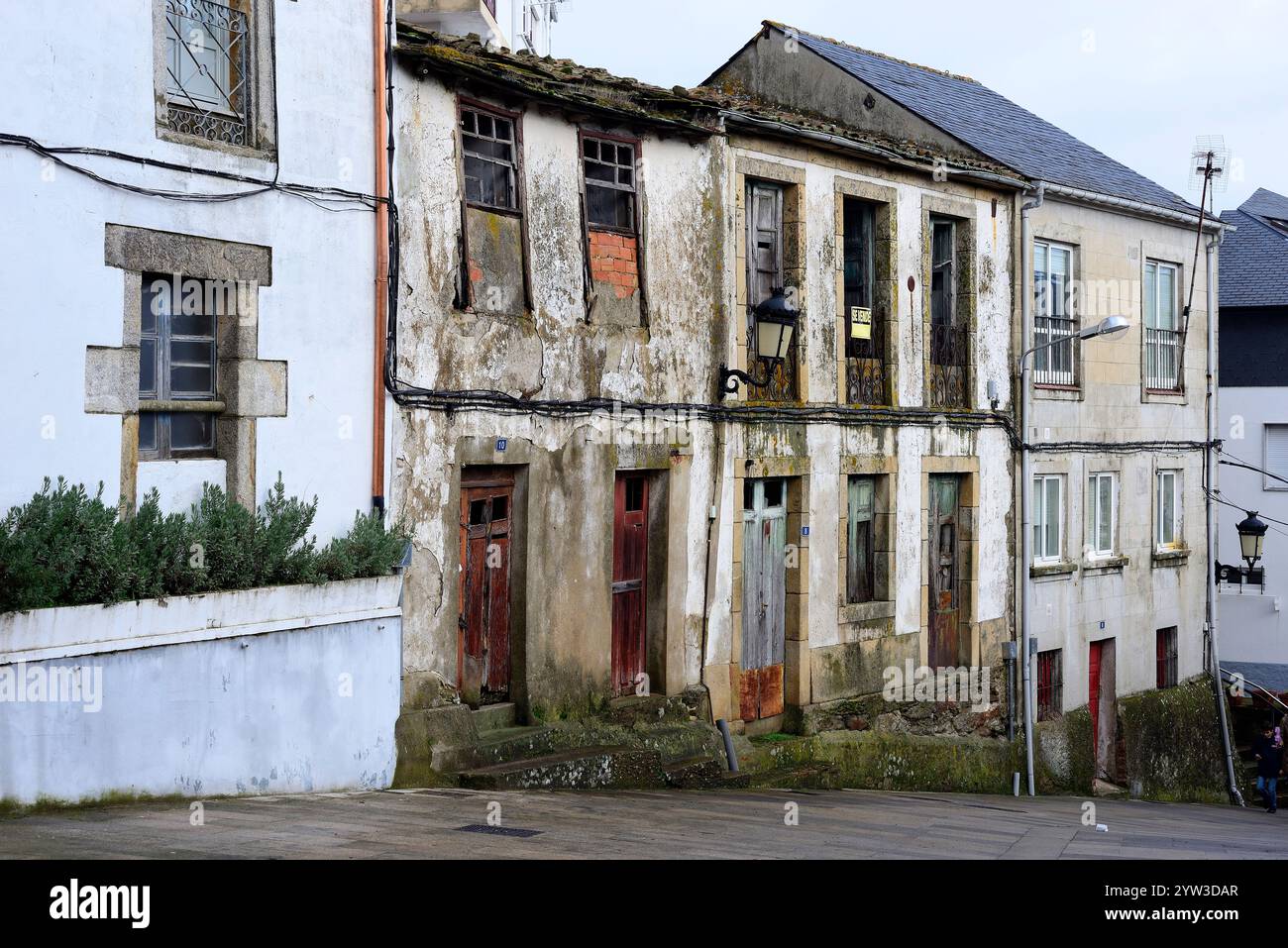 Altstadt von Viana do Bolo, Orense, Galiza, Spanien Stockfoto