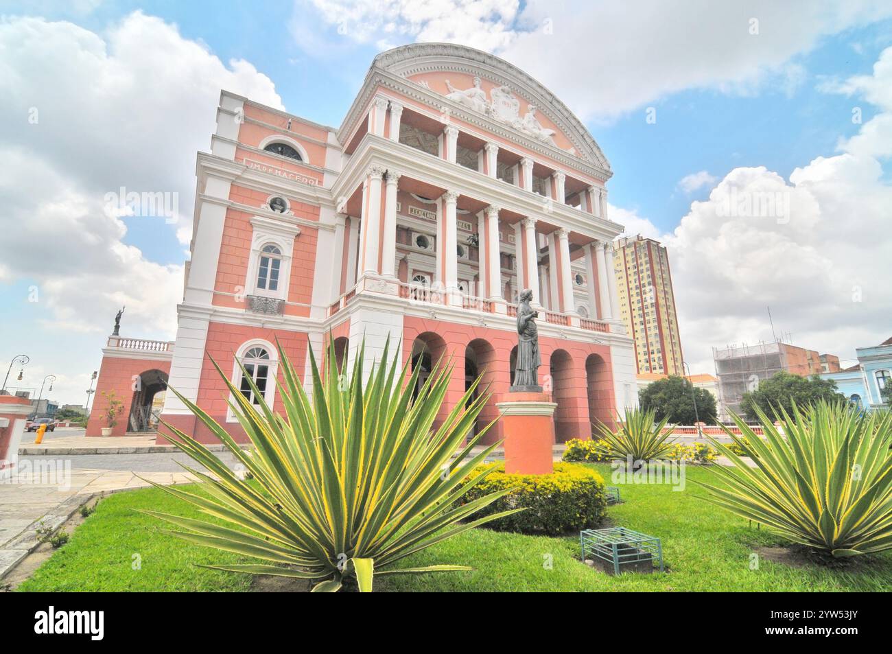 Das Amazonastheater ist ein Opernhaus in Manaus, Brasilien Stockfoto