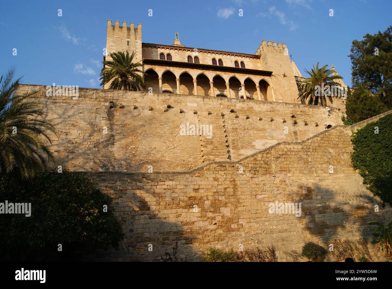 La Almudaina Königspalast, Palma, Mallorca Stockfoto