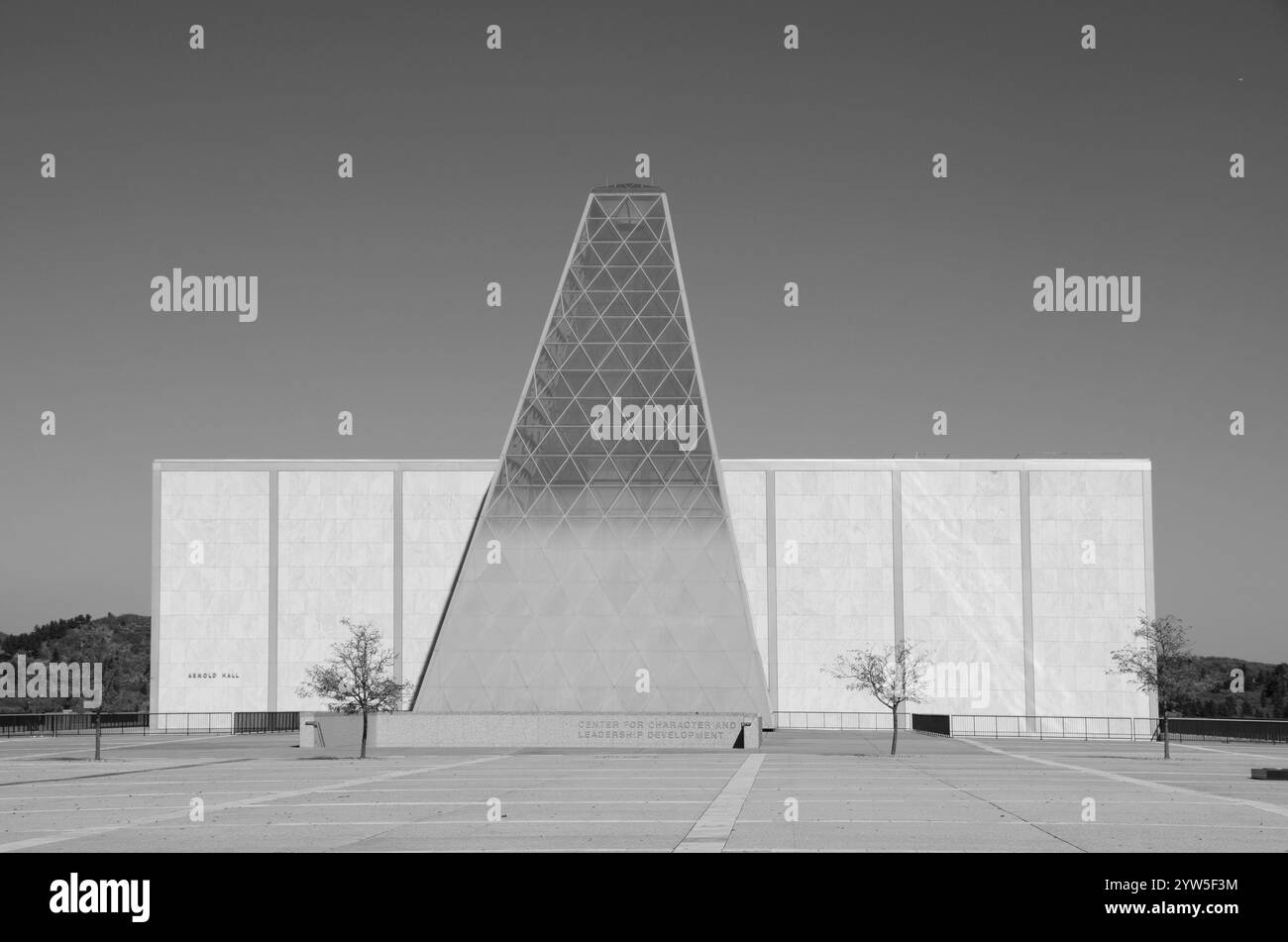 Die Air Force Academy Campus ist ziemlich einzigartig in Colorado Springs, Colorado. Stockfoto