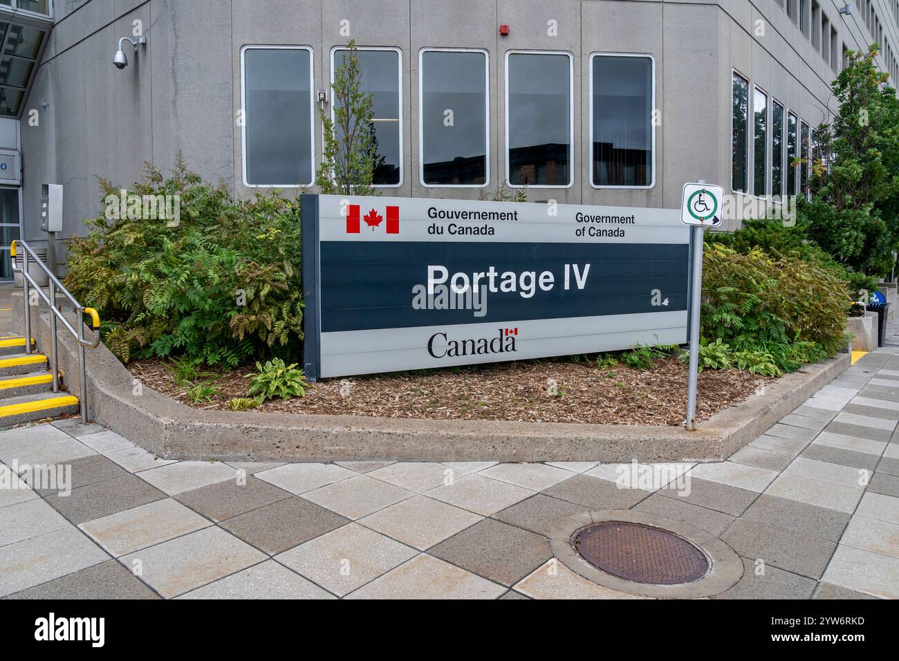 Place du Portage Phase IV Regierungsgebäude in Gatineau, Quebec, Kanada, am 15. Oktober 2023 Stockfoto