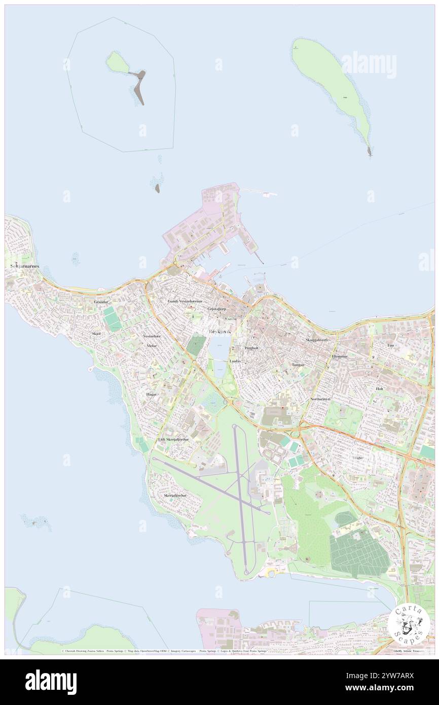 Radhus Reykjavikur, Reykjavíkurborg, IS, Island, Hauptstadtregion, n 64 8' 45'', S 21 56' 32'', Karte, Cartascapes Map, veröffentlicht 2024. Erkunden Sie Cartascapes, eine Karte, die die vielfältigen Landschaften, Kulturen und Ökosysteme der Erde enthüllt. Reisen Sie durch Zeit und Raum und entdecken Sie die Verflechtungen der Vergangenheit, Gegenwart und Zukunft unseres Planeten. Stockfoto