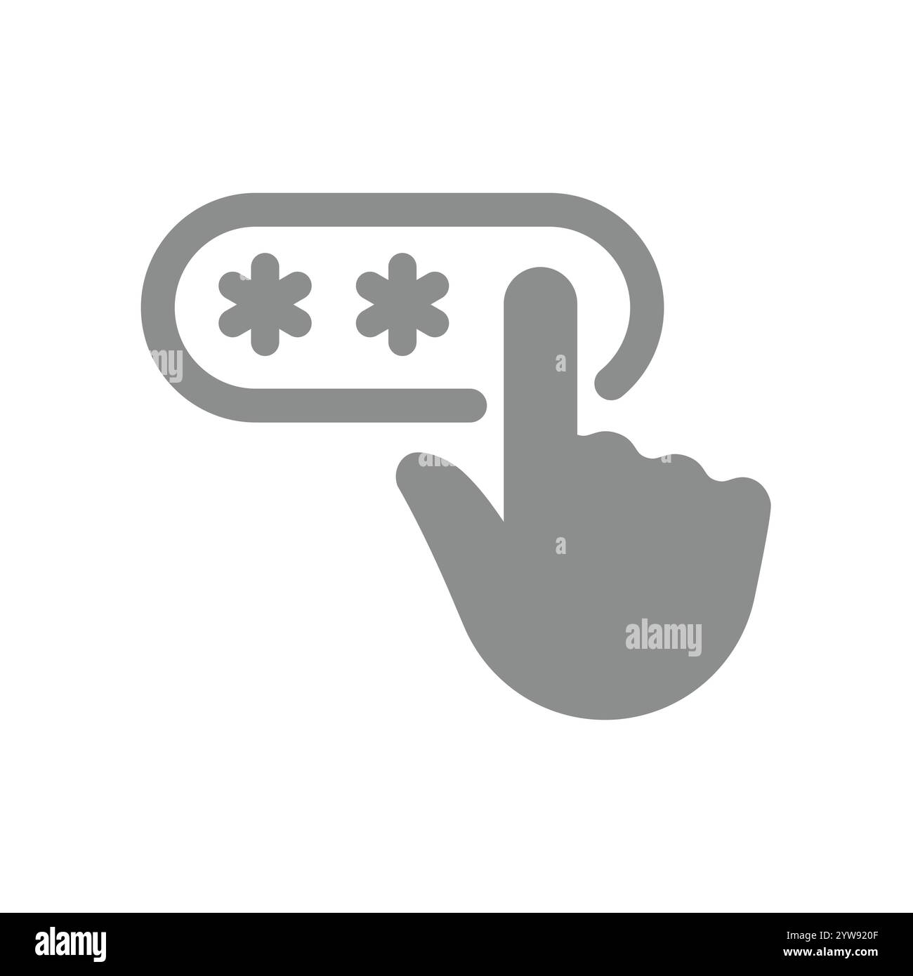 Positives Feedback, Sprechblase und Like-Symbol. Daumen hoch, Rezension und Kundenzufriedenheit oder Vektorsymbol für soziale Medien. Stock Vektor