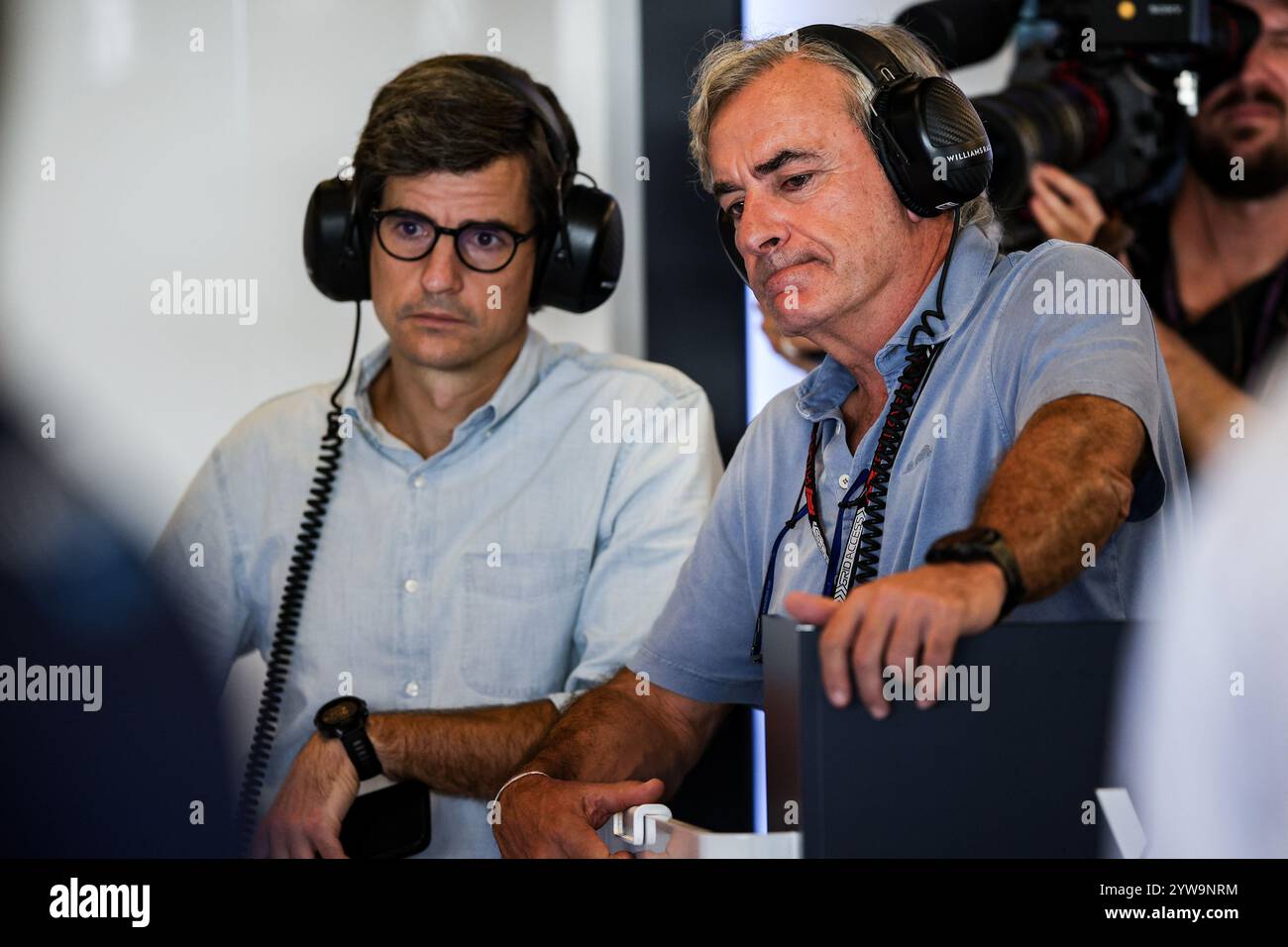 Abu Dhabi, Emirats Arabes Unis. Dezember 2024. Carlos Oñoro Manager von Carlos Sainz und Carlos Sainz Senior, Porträt während des Formel 1 Abu Dhabi Nachsaisontests 2024, am 10. Dezember 2024 auf dem Yas Marina Circuit in Abu Dhabi, Vereinigte Arabische Emirate - Foto Xavi Bonilla/DPPI Credit: DPPI Media/Alamy Live News Stockfoto