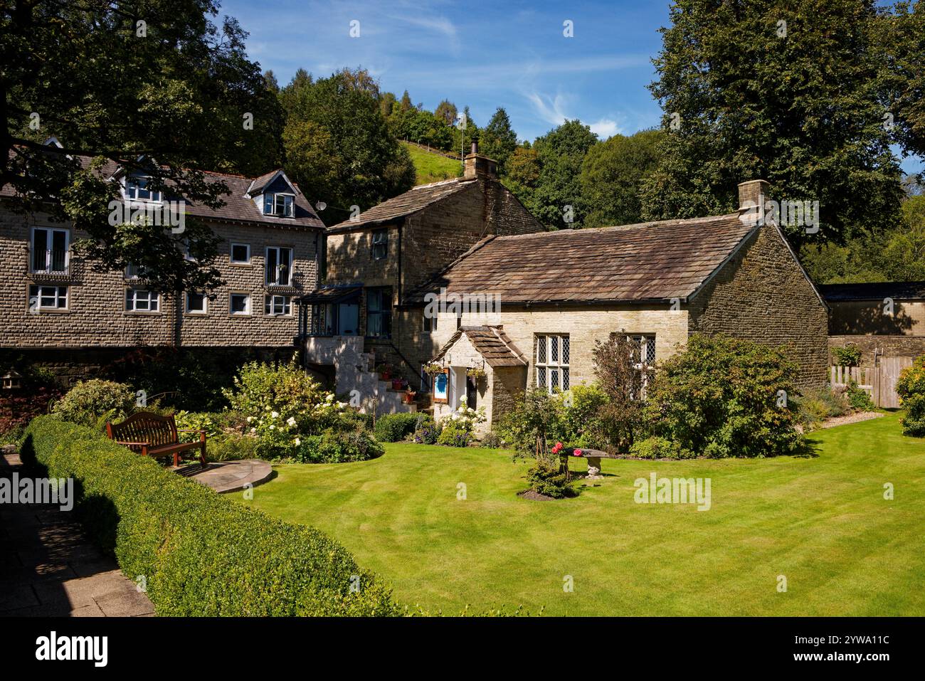 Das Quaker Meeting House in Crawshawbooth, Rossendale, Lancashire. Stockfoto
