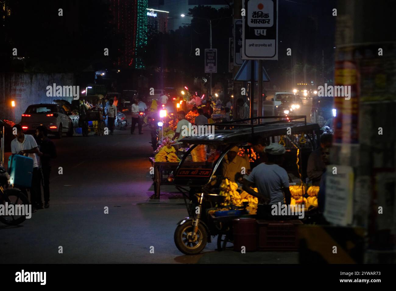 Streetlife in Indien Stockfoto