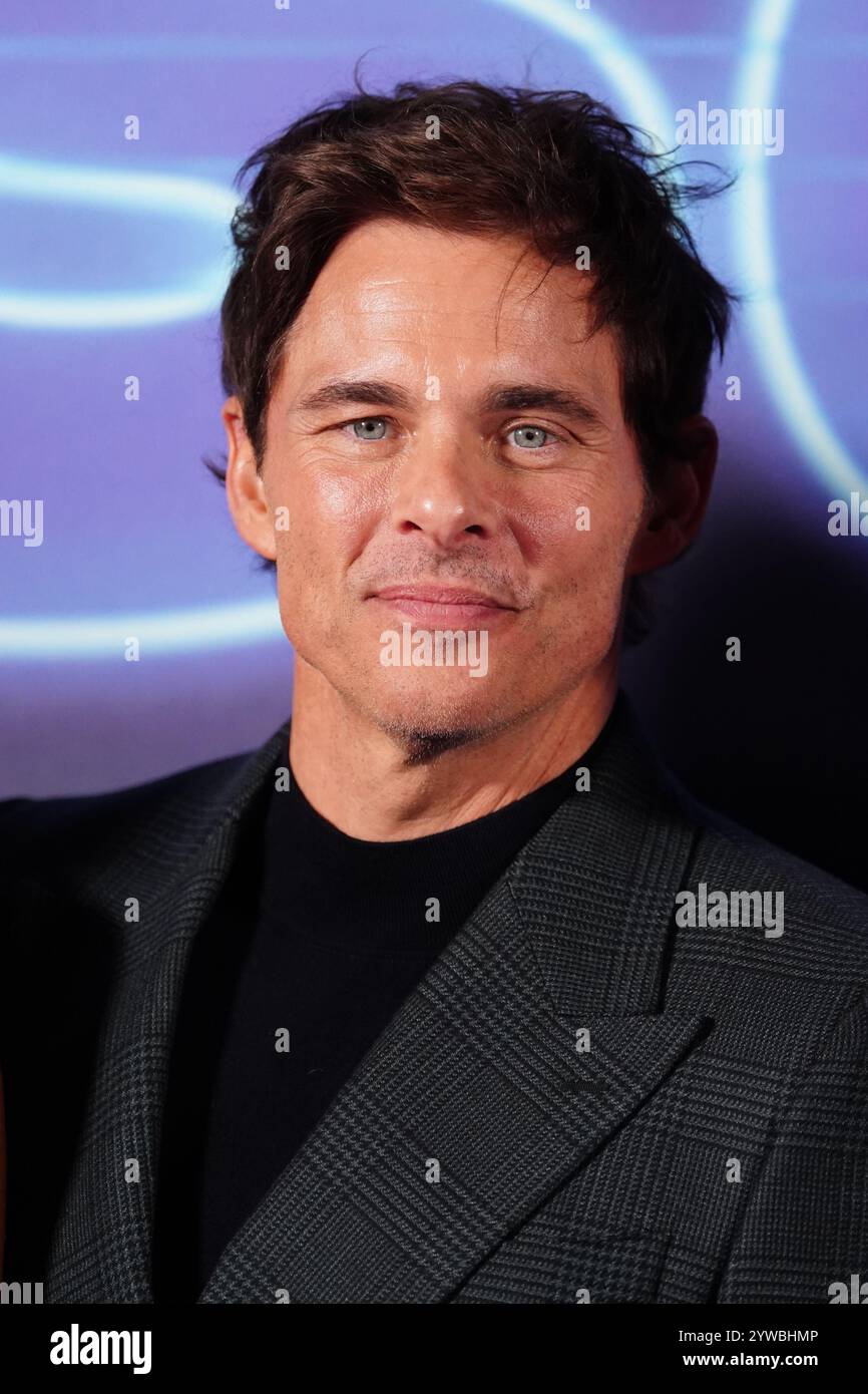James Marsden besuchte die Premiere von Sonic the Hedgehog 3 am Cineworld Leicester Square in London. Bilddatum: Dienstag, 10. Dezember 2024. PA-Foto. Das Foto sollte lauten: Ian West/PA Wire Stockfoto