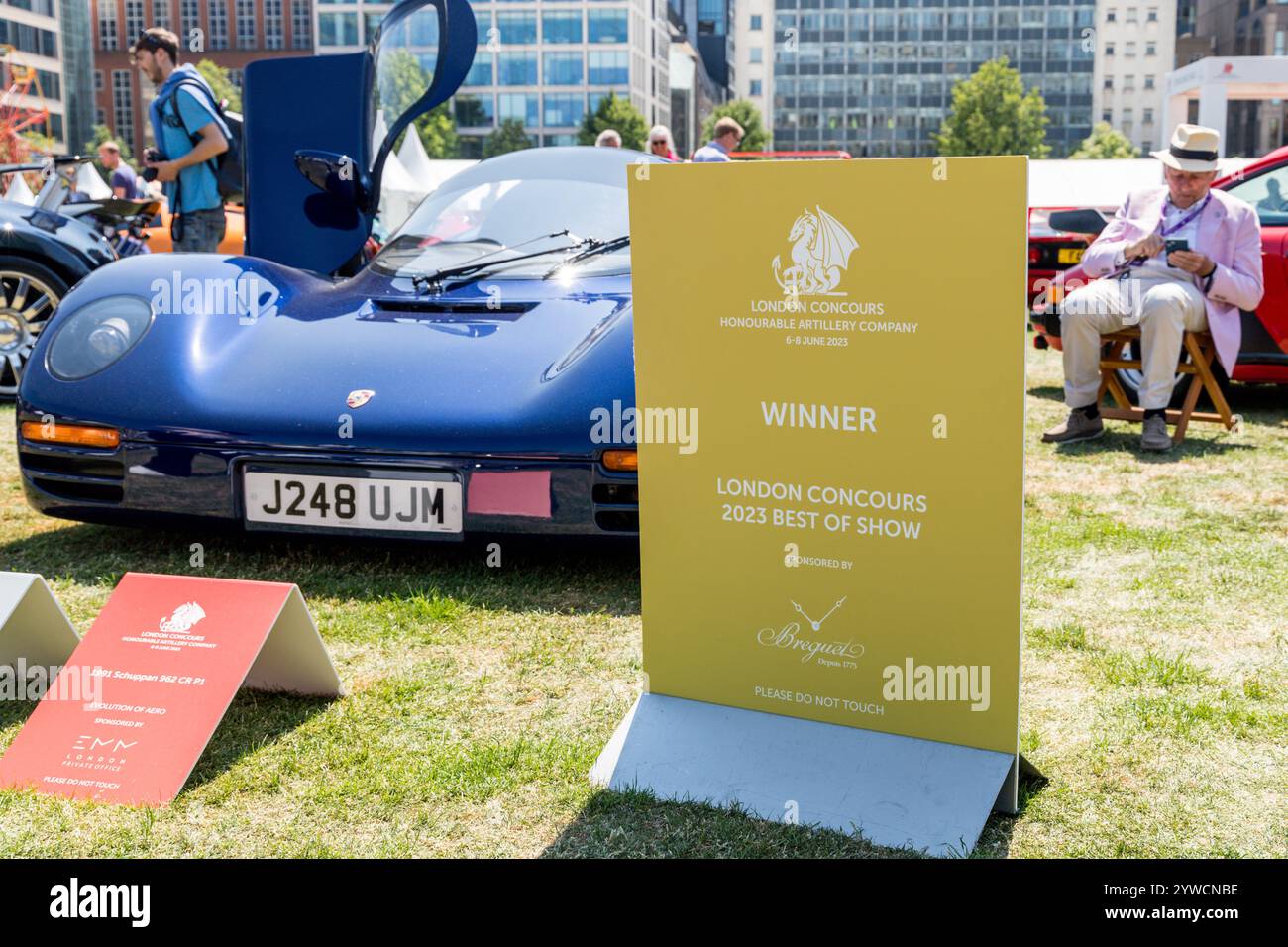 Gewinner der Best of Show beim London Concours 2023 bei der Honourable Artillery Company Stockfoto