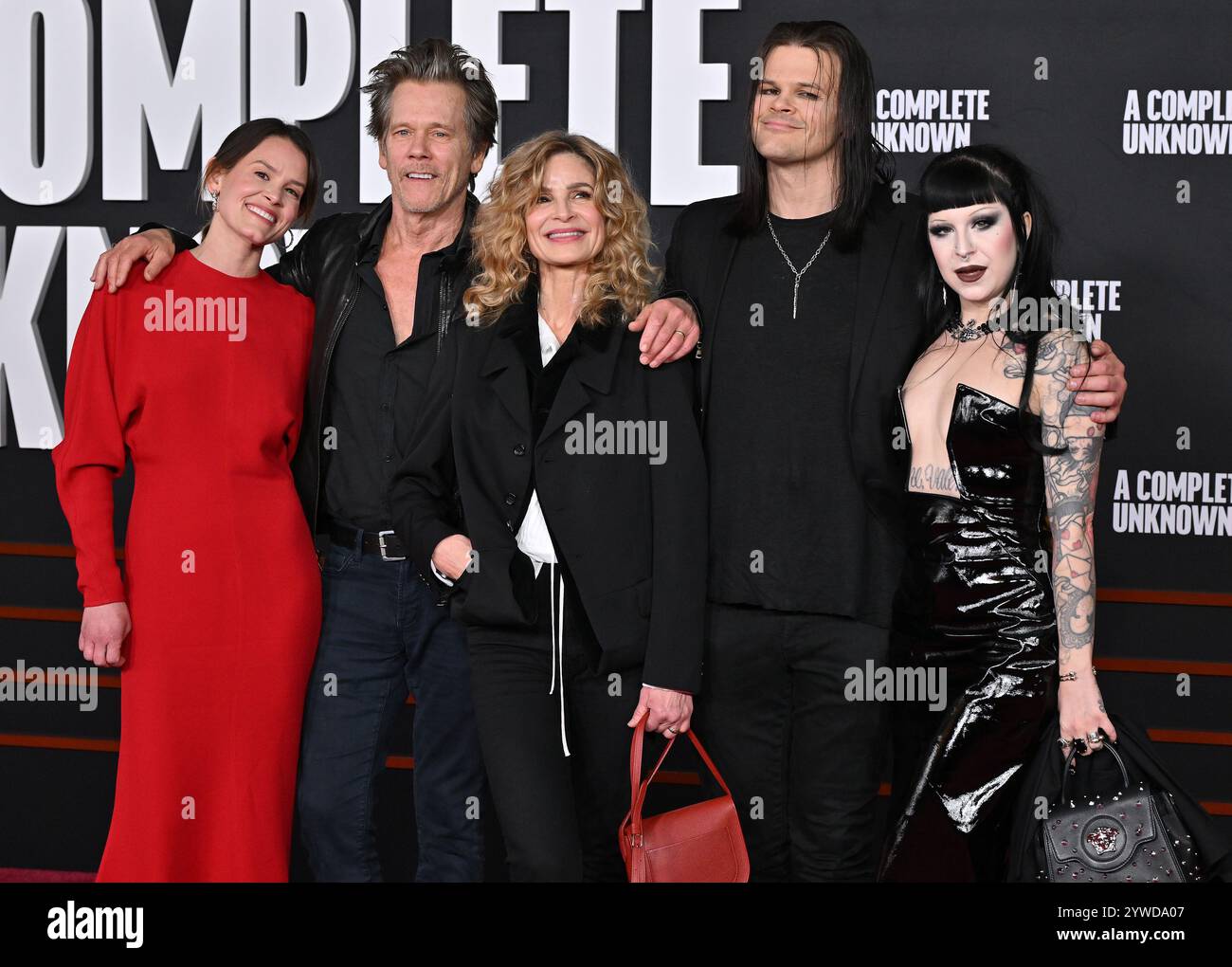Hollywood, USA. Dezember 2024. Sosie Bacon, Kevin Bacon, Kyra Sedgwick