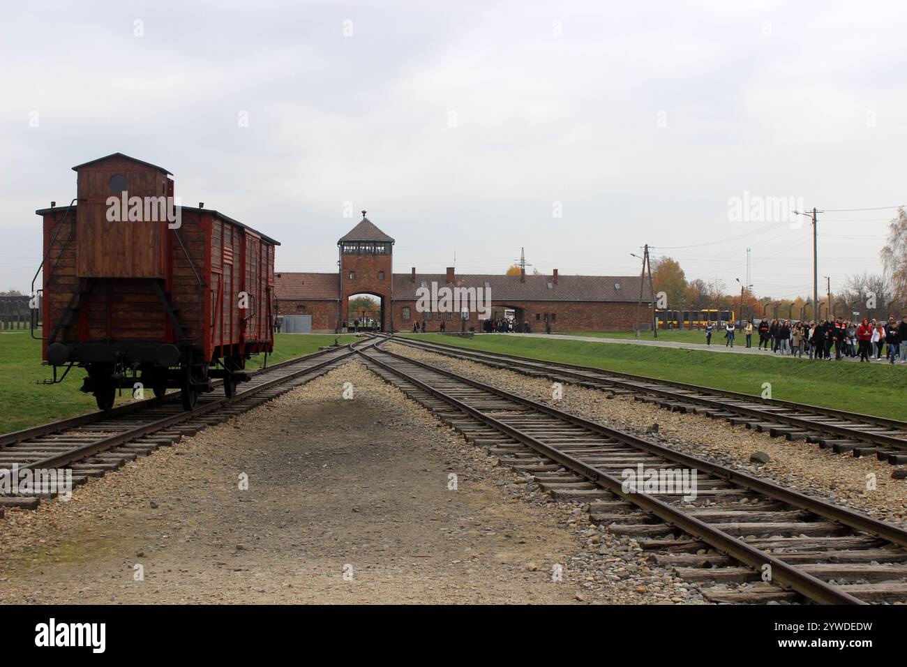 Auschwitz-Birkenau, Standort des Konzentrationslagers der Nazis Stockfoto