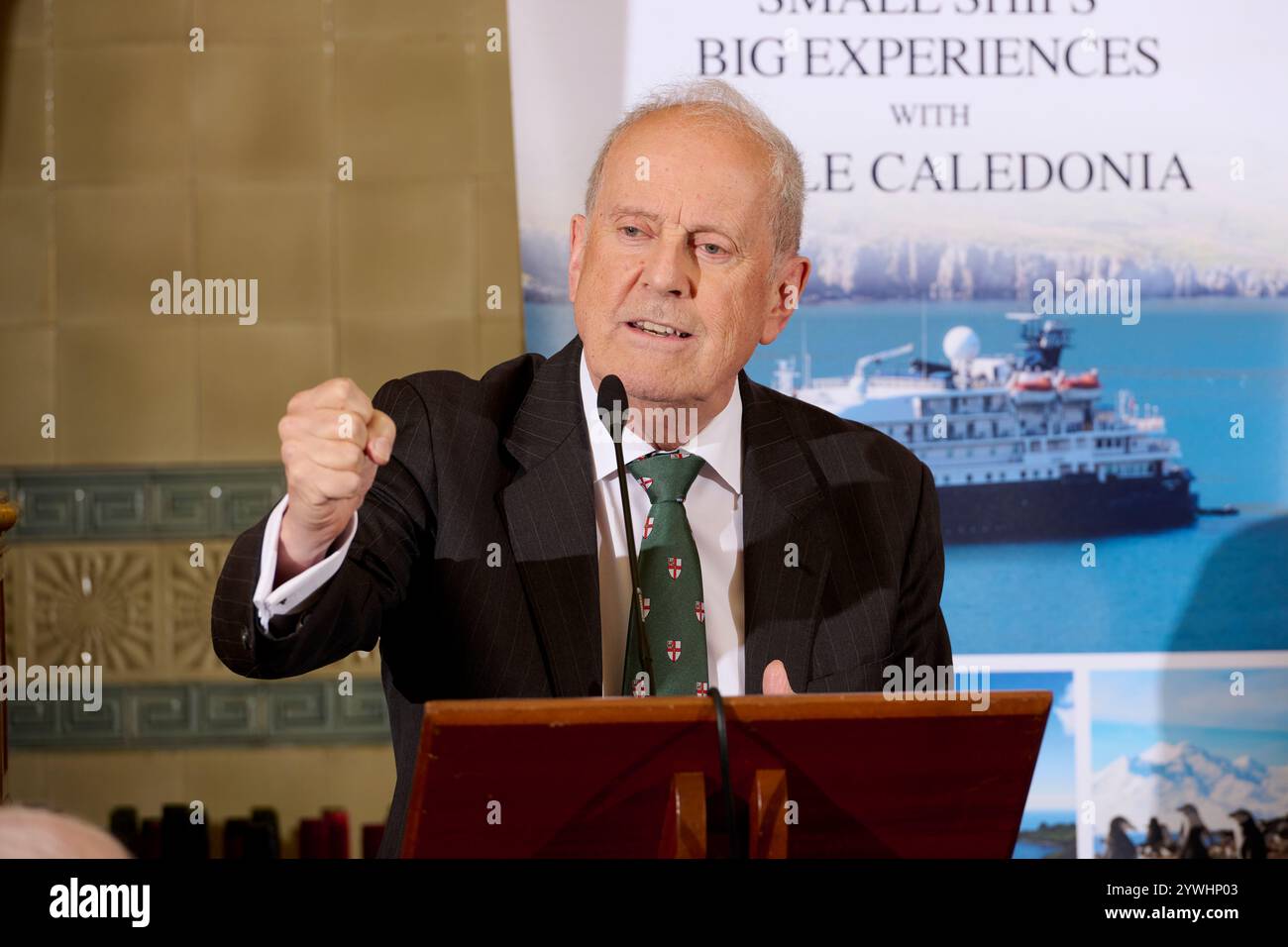 Gyles Brandret beim Oldie Literary Lunch 12/24 Stockfoto
