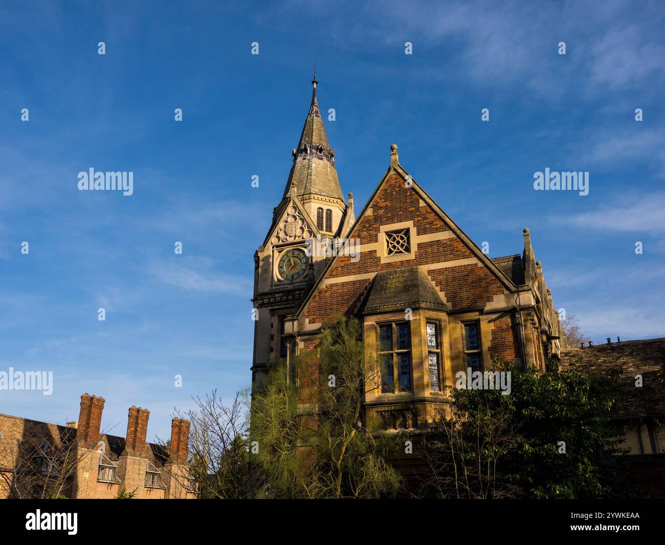 Pembroke College Library, Pembroke College, University of Cambridge, Cambridgeshire, England, GROSSBRITANNIEN, GB. Stockfoto