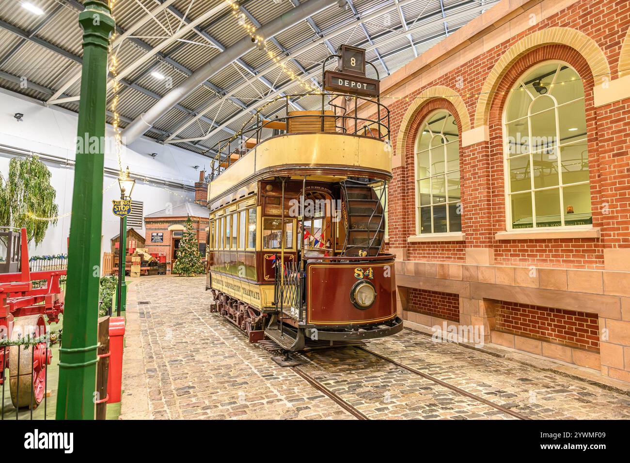 Meilensteine Lebendiges Geschichtsmuseum Stockfoto