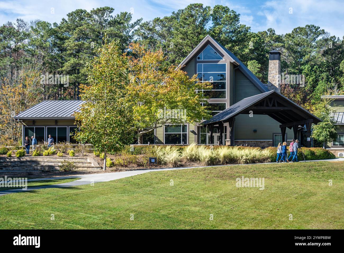 Red Top Mountain State Park Visitors Center in Cartersville, Georgia. (USA) Stockfoto