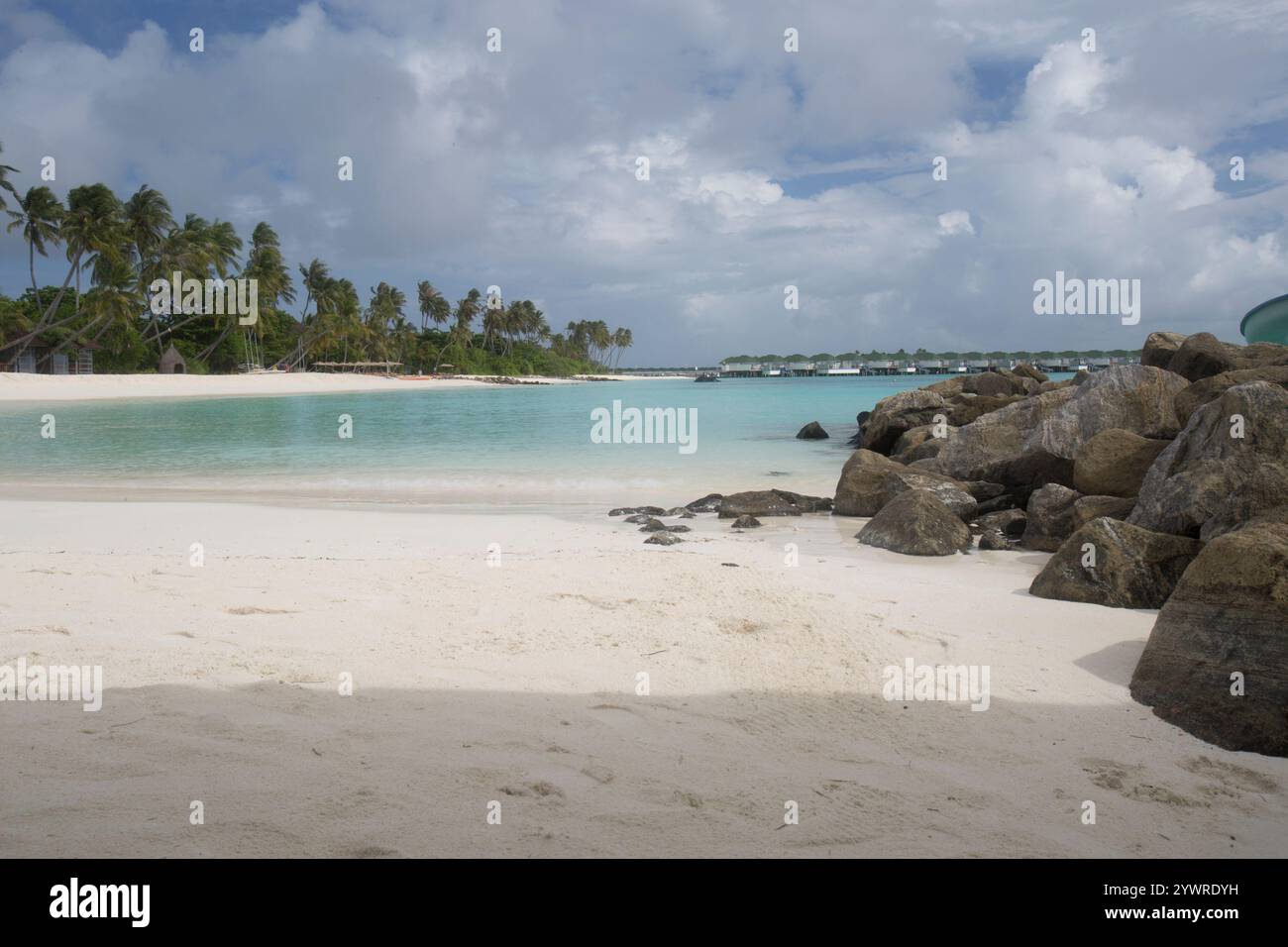 Wunderschöne Szenen am Strand auf den Malediven Stockfoto Wunderschöne Szenen am Strand auf den Malediven Stockfoto