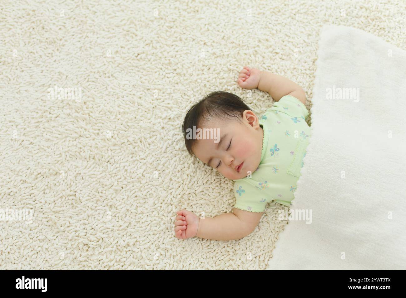 Baby ein Nickerchen Stockfoto