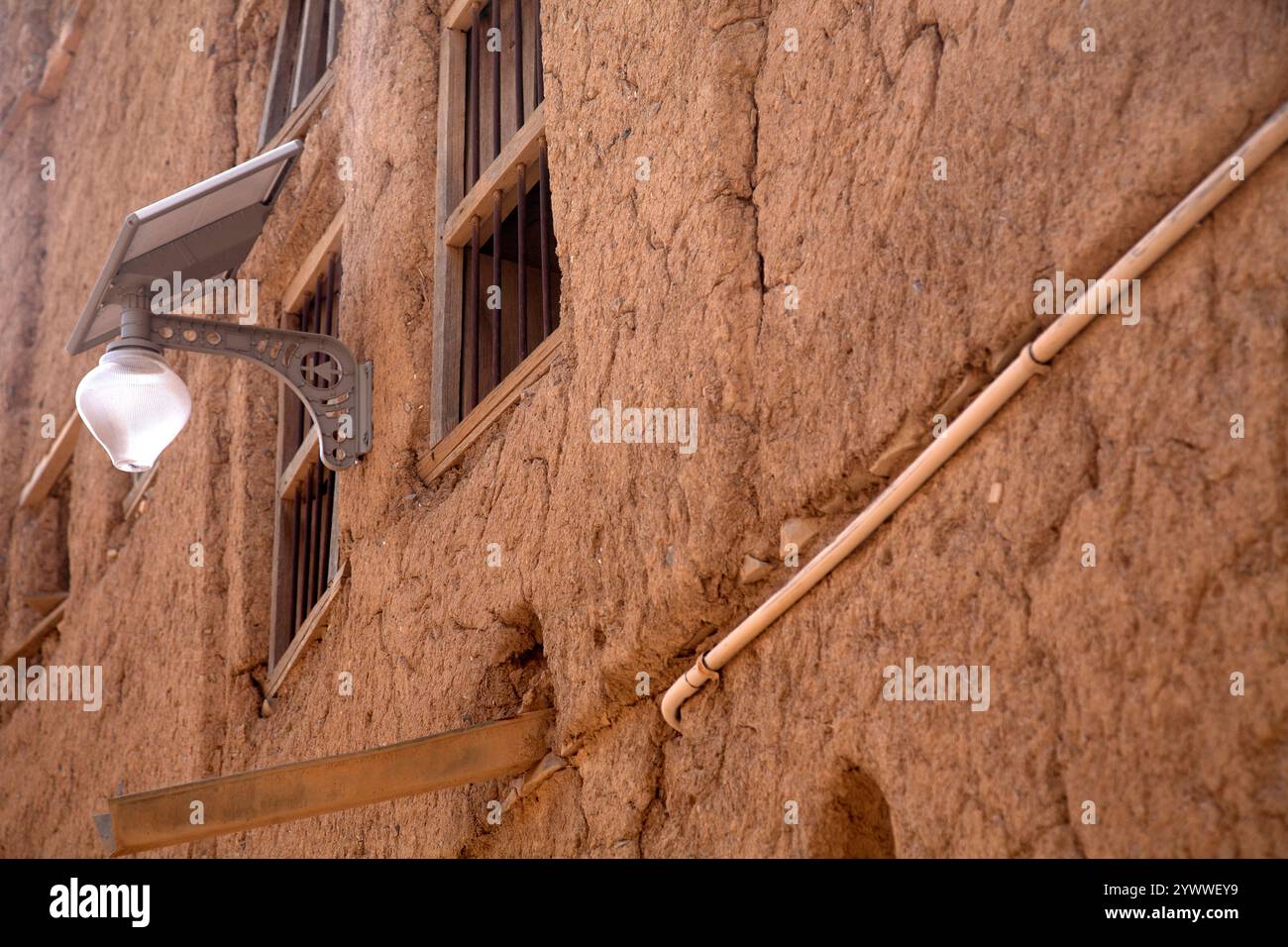 Verlassenes Dorf im alten al hamra oman im Nahen Osten Stockfoto