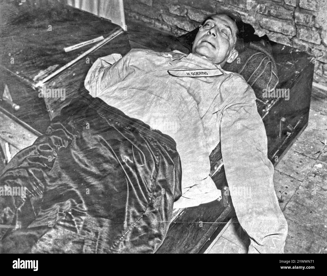 Die Leiche von Hermann Göring, 16. Oktober 1946 Stockfoto