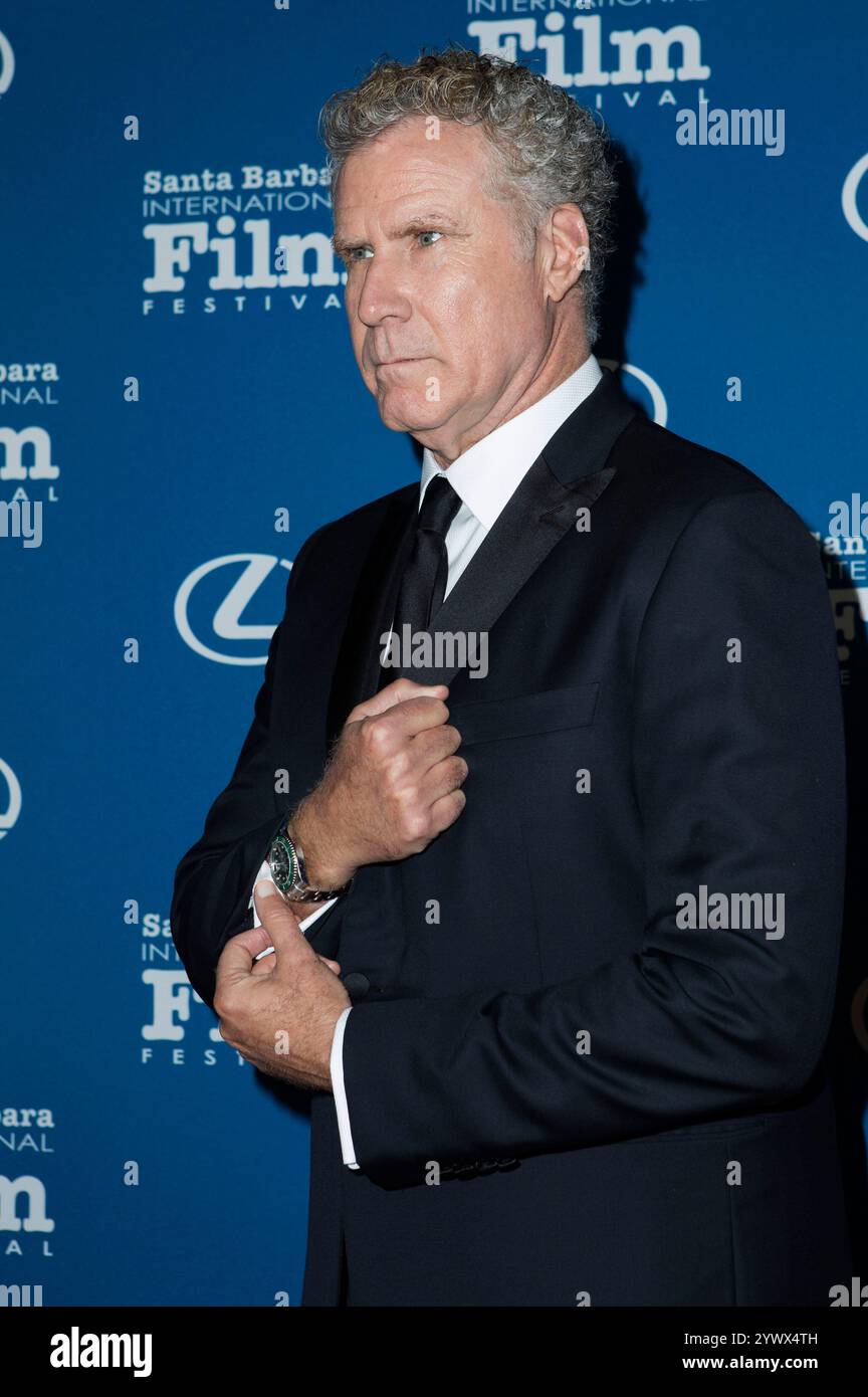 Will Ferrell bei der 17. Verleihung des Kirk Douglas Award for Excellence in Film auf dem 40. Santa Barbara International Film Festival im Hotel Ritz-Carlton Bacara. Santa Barbara, 11.12.2024 Stockfoto