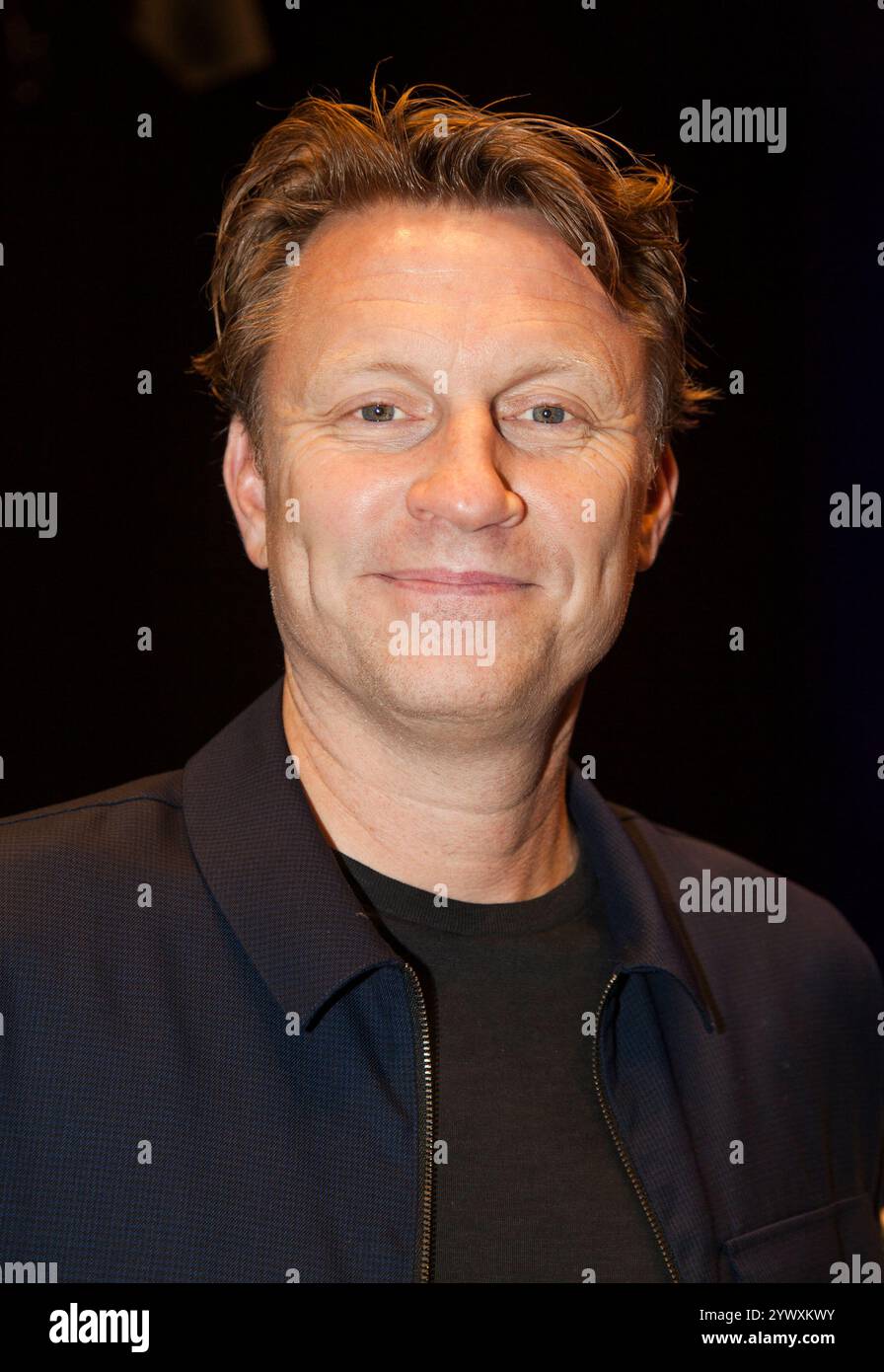 KENNET ANDERSSON, ehemaliger schwedischer Profifußballer, spielte als Stürmer. Er spielte unter anderem in Bologna, Lille und Mechelen Stockfoto