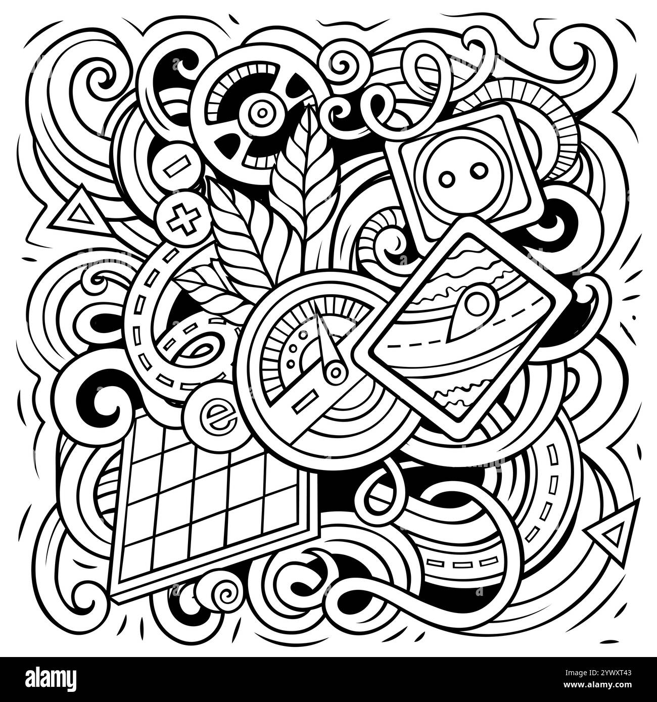 Electric Cars Cartoon Vektor Doodle Design Stock Vektor