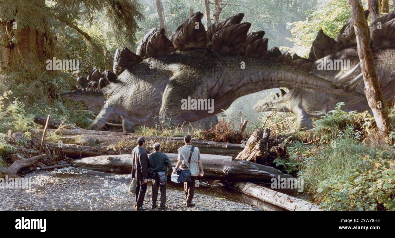 THE LOST WORLD: JURASSIC PARK 1997 Universal Pictures Film mit Jeff Goldblum und Julianne Moore Stockfoto