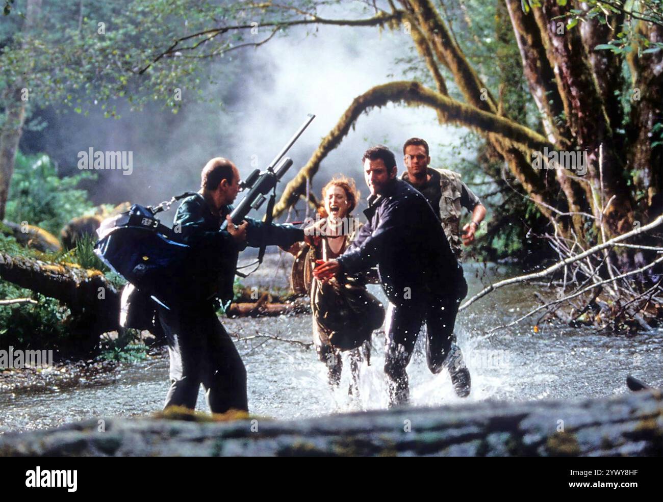 THE LOST WORLD: JURASSIC PARK 1997 Universal Pictures Film mit Jeff Goldblum und Julianne Moore Stockfoto