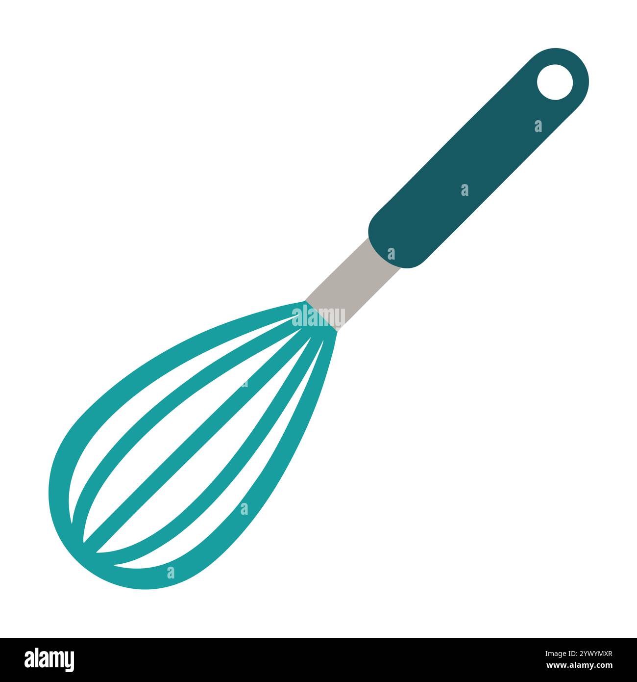 Farbenfrohe Kitchen Whisk Icon Stock Vektor