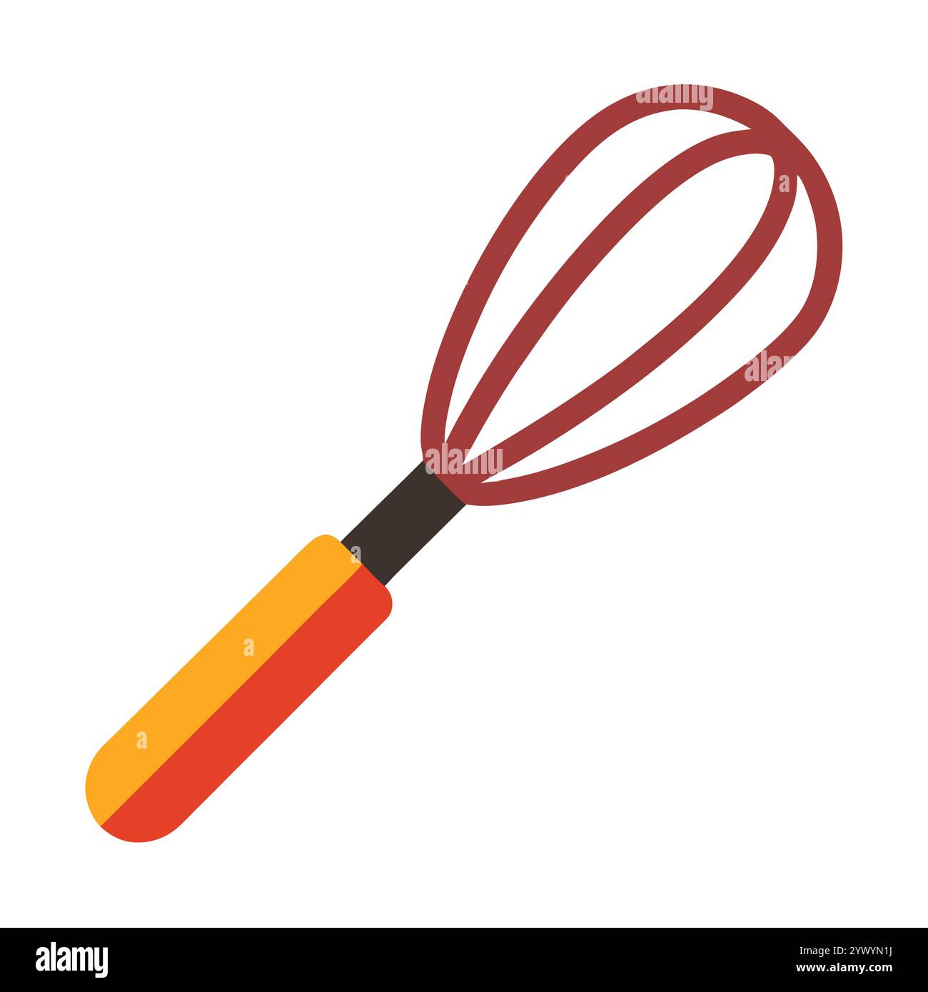 Farbenfrohe Kitchen Whisk Icon Stock Vektor