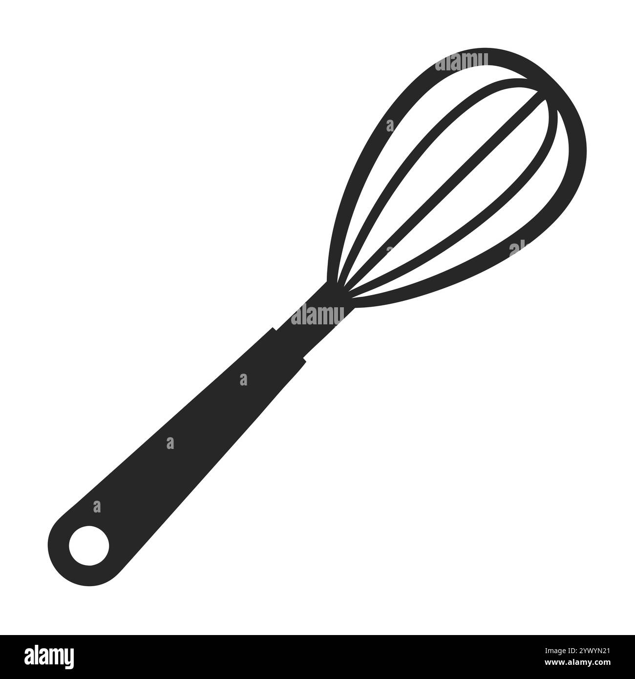 Farbenfrohe Kitchen Whisk Icon Stock Vektor