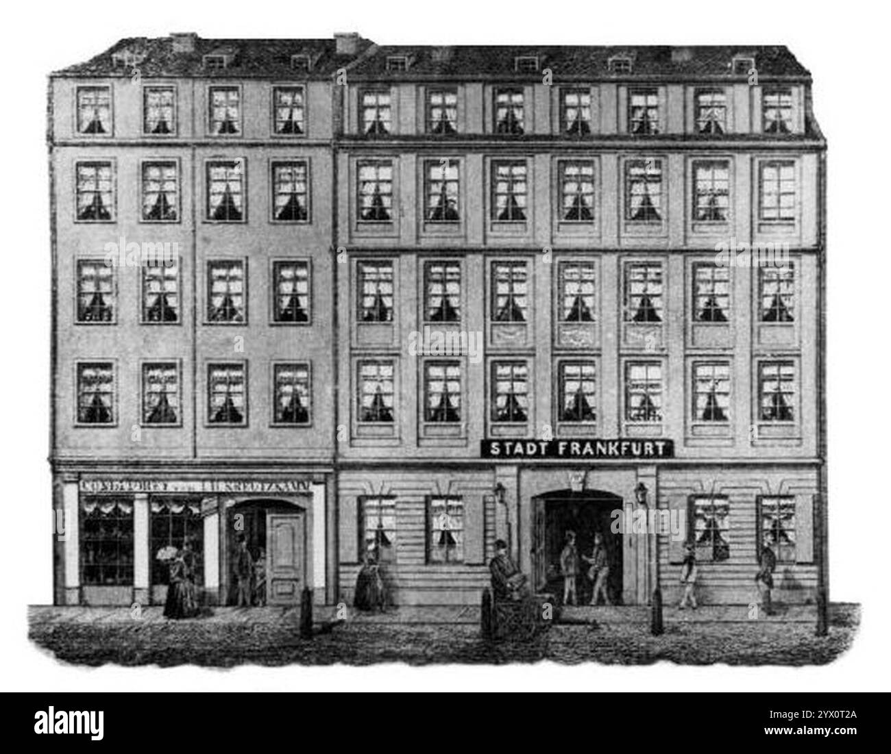 Conditorei Kreutzkamm, Moritzstraße 751 Dresden. Stockfoto