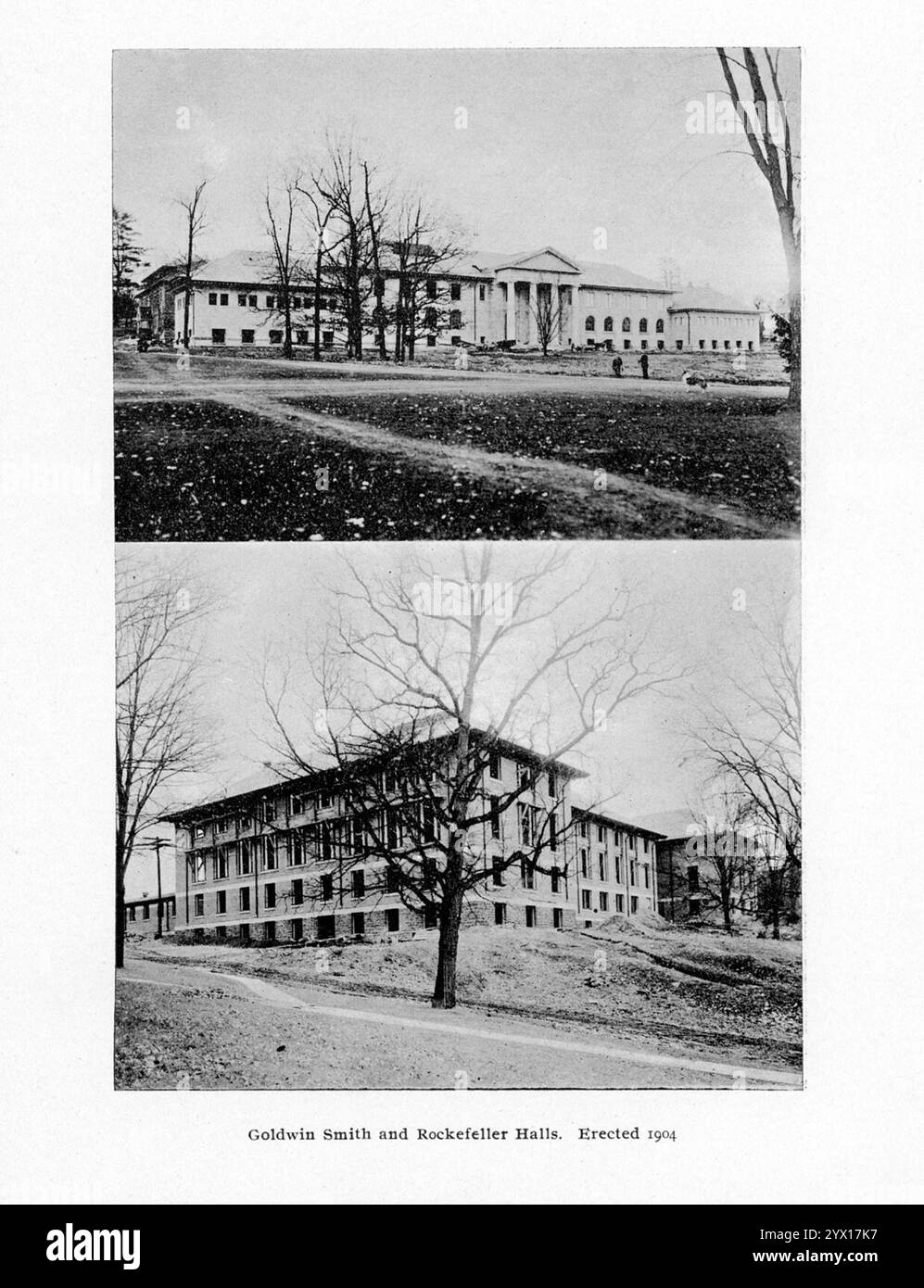 Cornell University - Gebäude im Bau. Stockfoto
