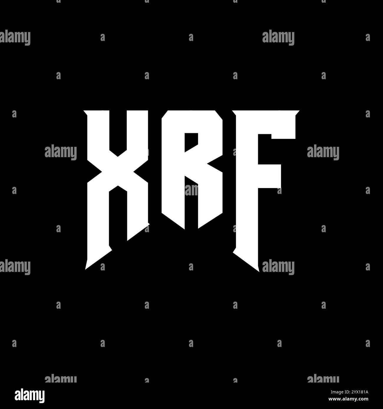 RFA-Letter-Logo für Technologieunternehmen. Kombination aus RFA-Logo in Schwarz-weiß. RFA-Logo, RFA-Vektor, RFA-Design, RFA-Symbol, RFA-Alph Stock Vektor