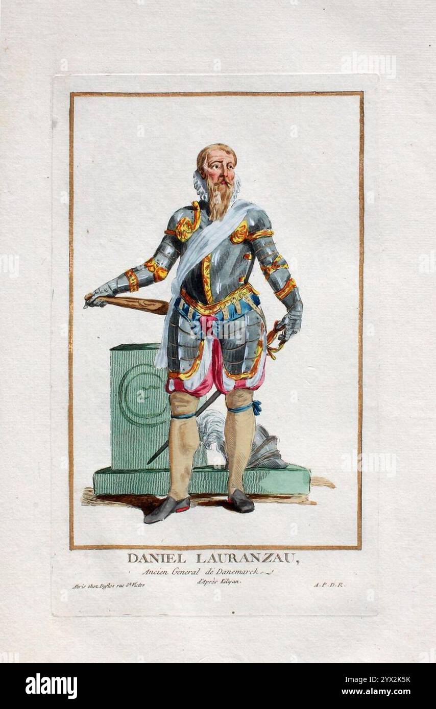 Daniel Rantzau (1529–1569). Stockfoto