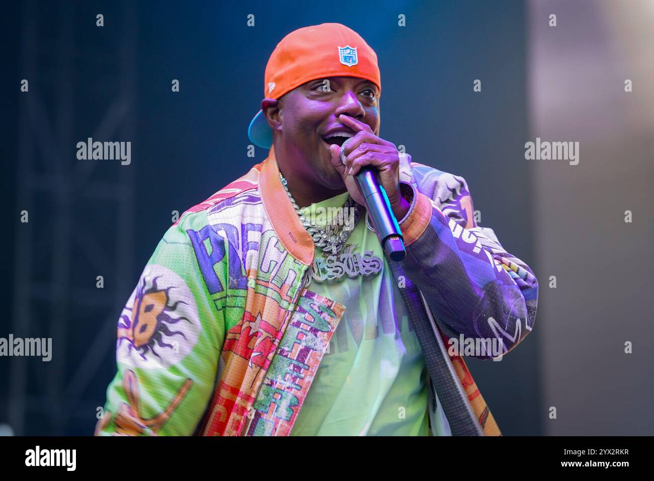 Mason Betha (Mase) tritt während eines Musicfestes am 27. Oktober 2024 in Atlanta, Georgia, USA auf. (Foto: Julia Beverly/Alamy Live News) Stockfoto