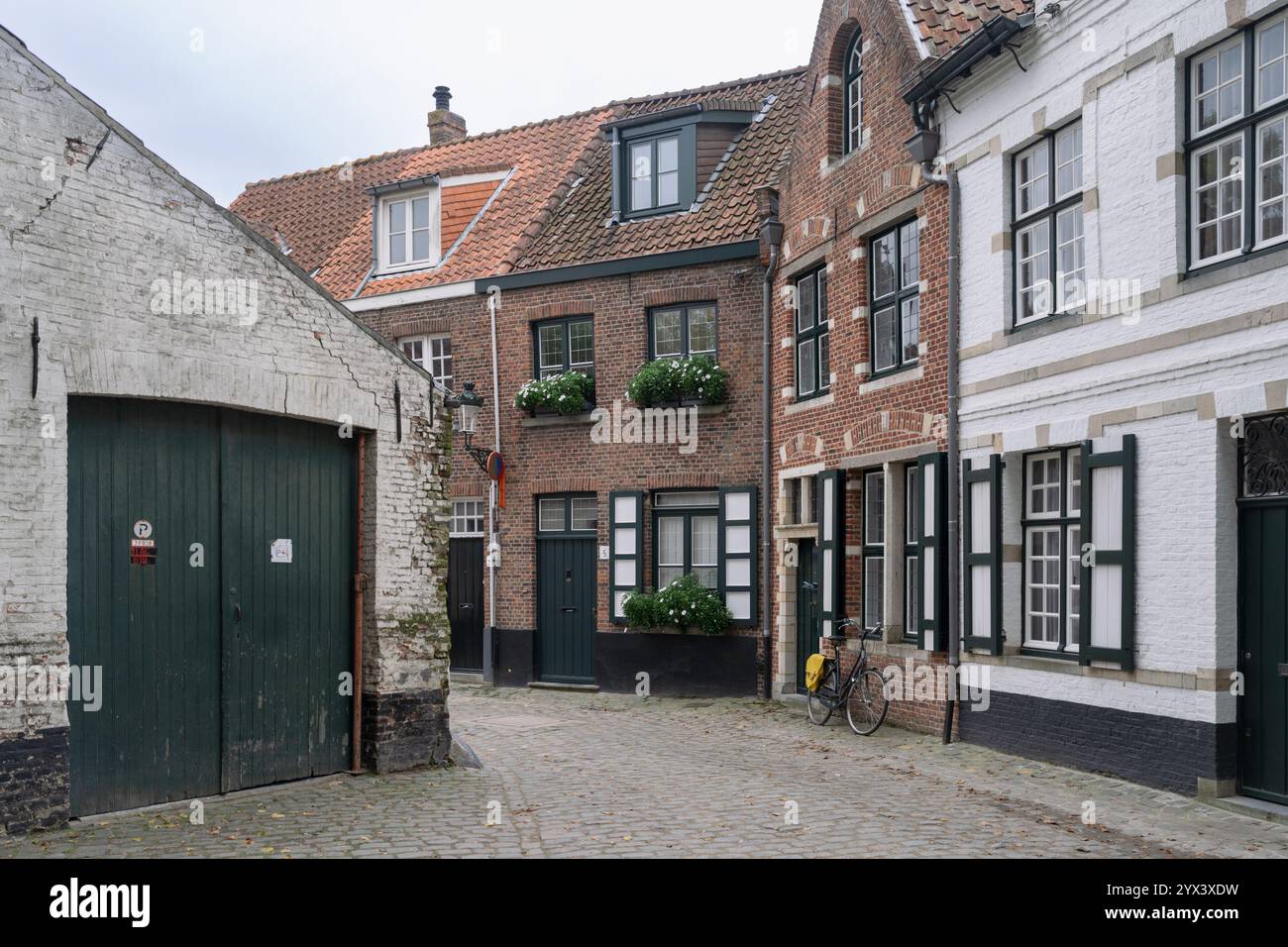 Foto der Altstadt von Brügge, Belgien. Aufgenommen am 9. oktober 2024. Stockfoto