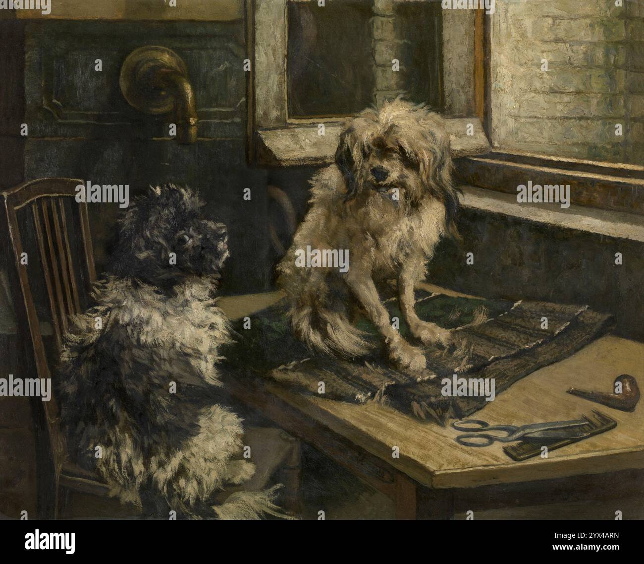 Hunde, c1860-1900. Stockfoto